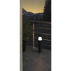 Lampadaire D'Exterieur Eglo Basalgo-Z Led Noir, 1 Lumiere