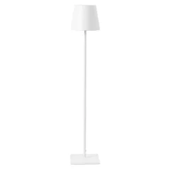 Lampadaire D'Exterieur Faro Barcelona Toc Led Blanc, 1 Lumiere