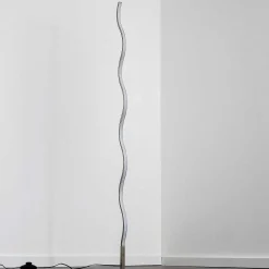 Lampadaire Dillon Led Nickel Mat, 1 Lumiere