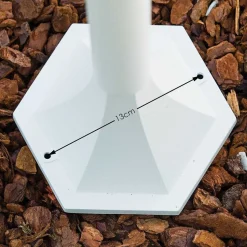 Lampadaire Exterieur Bristol Blanc, 1 Lumiere