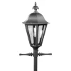 Lampadaire Exterieur Konstsmide Pallas Noir, 1 Lumiere