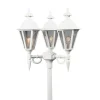 Lampadaire Exterieur Konstsmide Pallas Blanc, 3 Lumieres