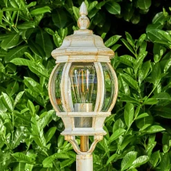 Lampadaire Exterieur Lentua Or, 1 Lumiere