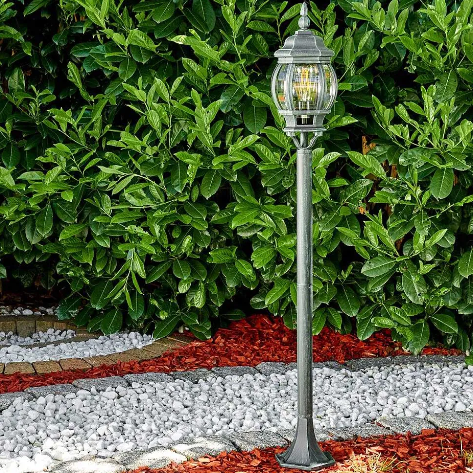 Lampadaire Exterieur Lentua Vert, Noir, 1 Lumiere