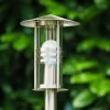 Lampadaire Fukuoka Acier Inoxydable, Transparent, 1 Lumiere