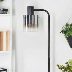 Lampadaire Gafa Noir, 1 Lumiere