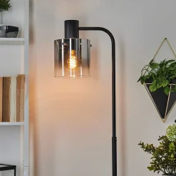 Lampadaire Gafa Noir, 1 Lumiere