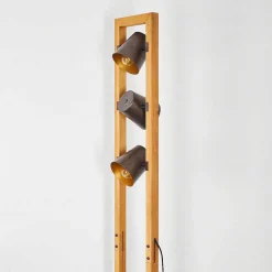 Lampadaire Gressot Brun, Gris, 3 Lumieres