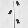 Lampadaire Javel Chrome, Noir, 3 Lumieres