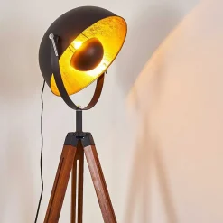 Lampadaire Jupiter Bois Fonce, 1 Lumiere