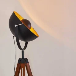 Lampadaire Jupiter Bois Fonce, 1 Lumiere