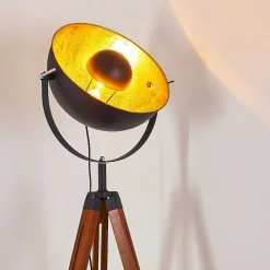 Lampadaire Jupiter Bois Fonce, 1 Lumiere