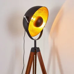 Lampadaire Jupiter Bois Fonce, 1 Lumiere