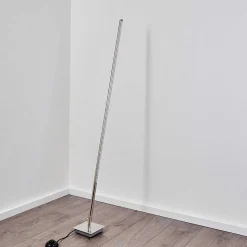 Lampadaire Lovrup Led Acier Inoxydable, 1 Lumiere