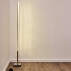 Lampadaire Lovrup Led Acier Inoxydable, 1 Lumiere