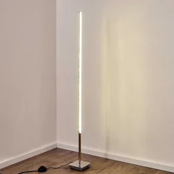 Lampadaire Lovrup Led Acier Inoxydable, 1 Lumiere