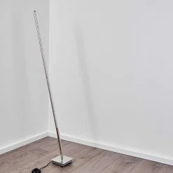 Lampadaire Lovrup Led Acier Inoxydable, 1 Lumiere