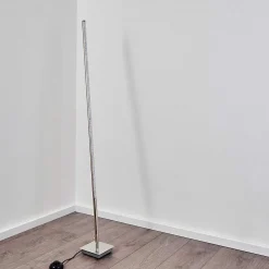 Lampadaire Lovrup Led Acier Inoxydable, 1 Lumiere