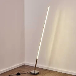 Lampadaire Lovrup Led Acier Inoxydable, 1 Lumiere