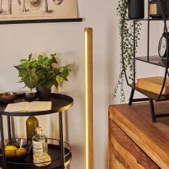 Lampadaire Madou Led Ecru, Noir, 1 Lumiere