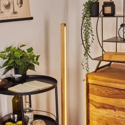 Lampadaire Madou Led Ecru, Noir, 1 Lumiere