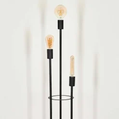 Lampadaire Maiford Noir, 3 Lumieres