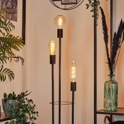 Lampadaire Maiford Noir, 3 Lumieres