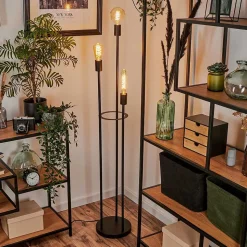 Lampadaire Maiford Noir, 3 Lumieres