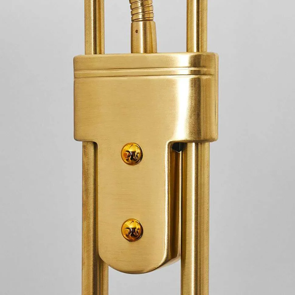 Lampadaire Mairoa Led Laiton, 2 Lumieres