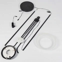 Lampadaire Mairoa Led Noir, 2 Lumieres