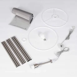 Lampadaire Malu Nickel Mat, 1 Lumiere