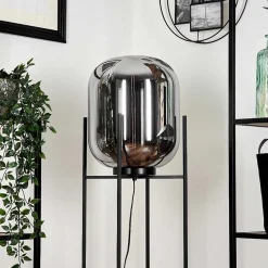 Lampadaire Manzano Noir, 1 Lumiere