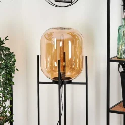 Lampadaire Manzano Noir, 1 Lumiere