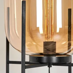 Lampadaire Manzano Noir, 1 Lumiere