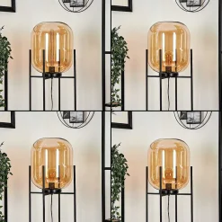 Lampadaire Manzano Noir, 1 Lumiere