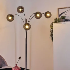Lampadaire Mesas Anthracite, 5 Lumieres