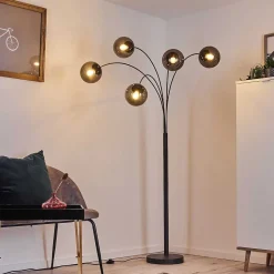 Lampadaire Mesas Anthracite, 5 Lumieres