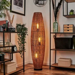 Lampadaire Mulstrand Ecru, Noir, 3 Lumieres