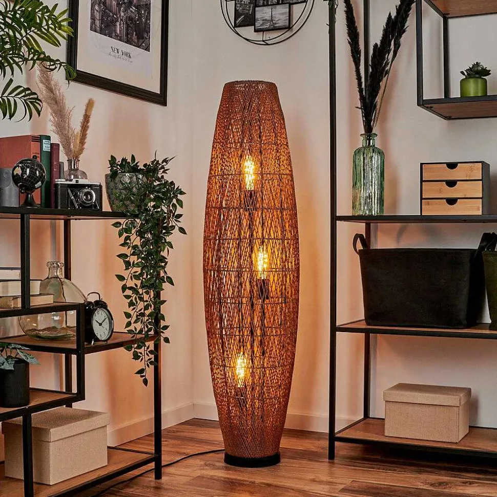 Lampadaire Mulstrand Ecru, Noir, 3 Lumieres