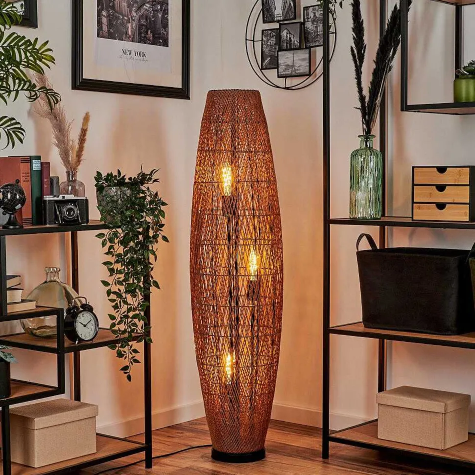 Lampadaire Mulstrand Ecru, Noir, 3 Lumieres