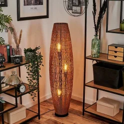 Lampadaire Mulstrand Ecru, Noir, 3 Lumieres