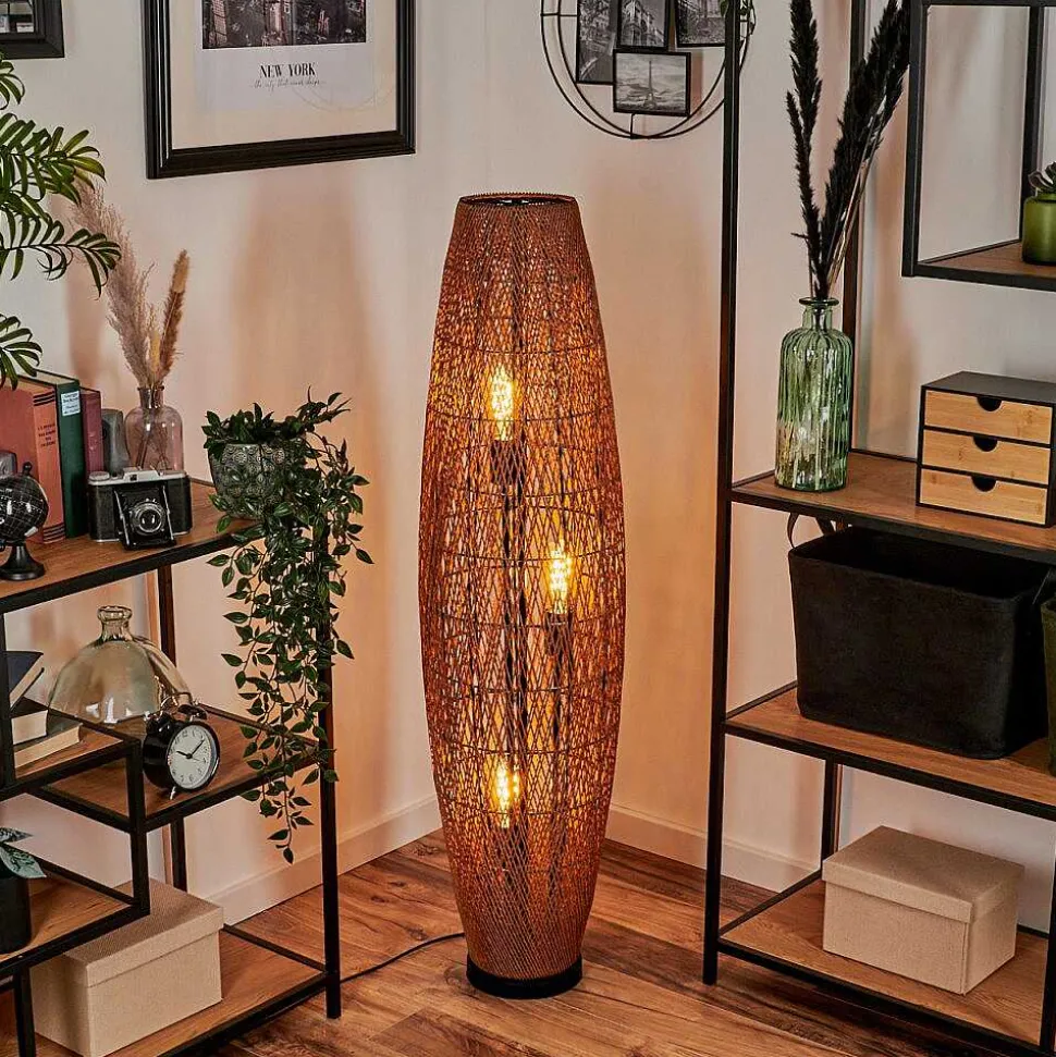 Lampadaire Mulstrand Ecru, Noir, 3 Lumieres