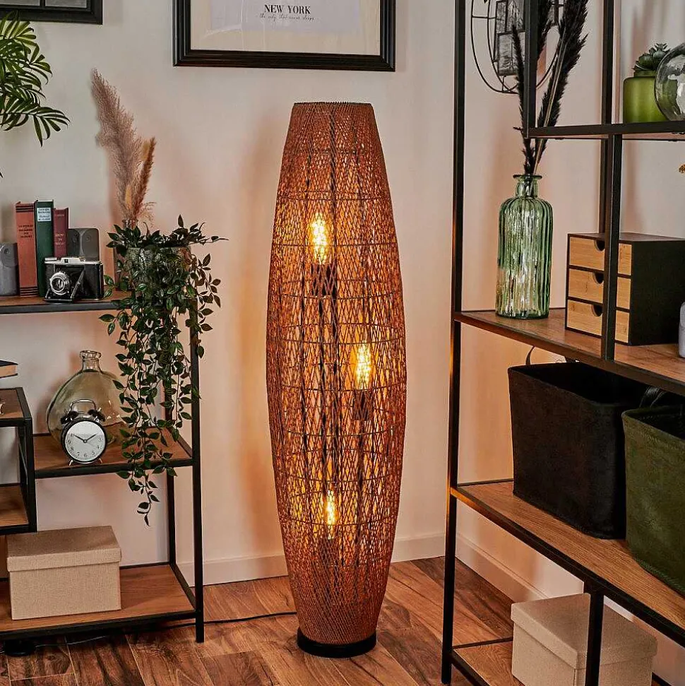 Lampadaire Mulstrand Ecru, Noir, 3 Lumieres