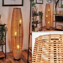 Lampadaire Mulstrand Ecru, Noir, 3 Lumieres