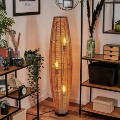 Lampadaire Mulstrand Ecru, Noir, 3 Lumieres