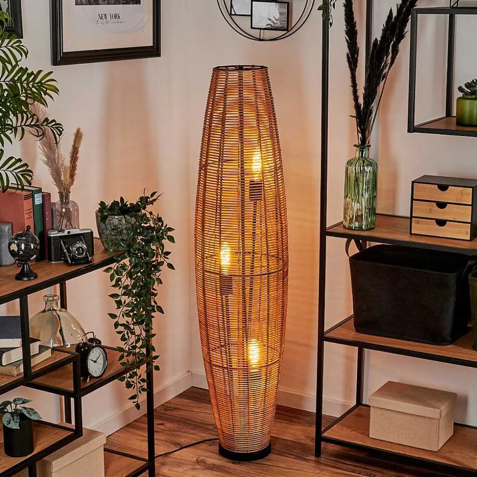 Lampadaire Mulstrand Ecru, Noir, 3 Lumieres