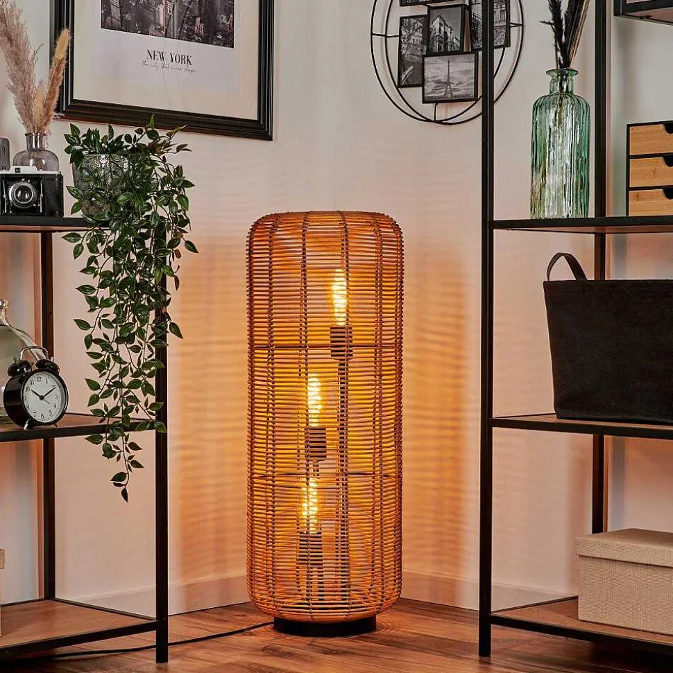 Lampadaire Mulstrand Ecru, Noir, 3 Lumieres