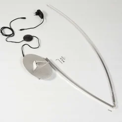 Lampadaire Nagu Led Nickel Mat, 1 Lumiere