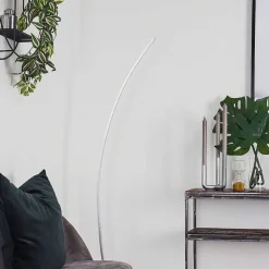 Lampadaire Nagu Led Nickel Mat, 1 Lumiere