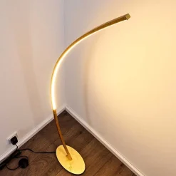 Lampadaire Nagu Led Or, 1 Lumiere